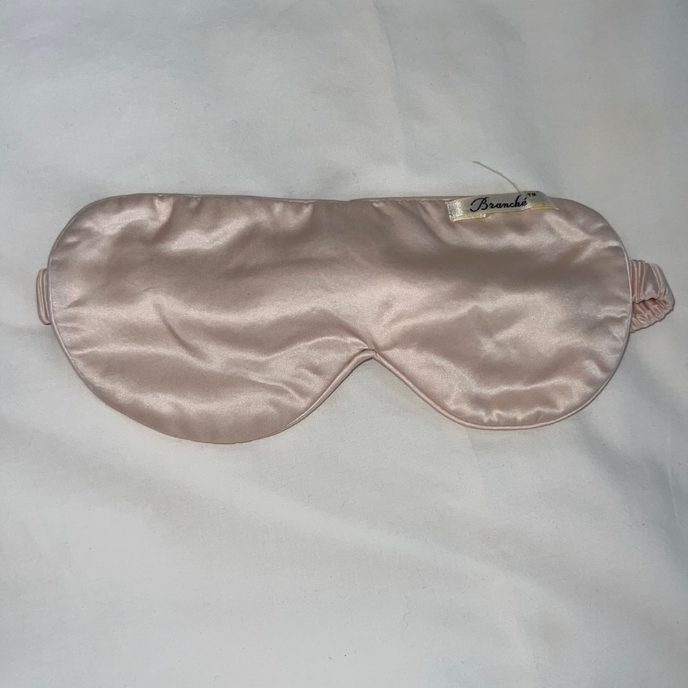 Branche Pink Silk Sleep Eye Mask